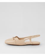 Valyn Vanilla Leather Slingbacks