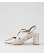 Wryn Platino Leather Heels