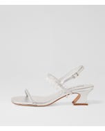 Wabi Silver Leather Sandals