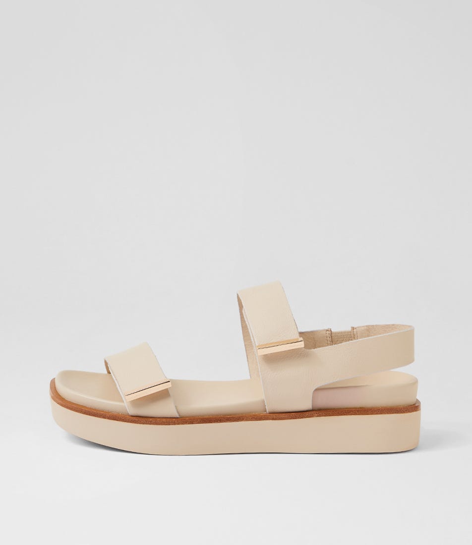 Zyna Milk Leather Sandals