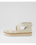 Zelick Milk Leather Sandals