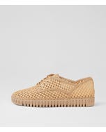 Hamburger Natural Syn Raffia Leather Sneakers