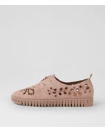 Hycinth Mushroom Suede Lace Up Flats