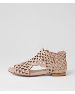 Pincho Nude Leather Strappy Sandals