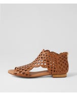 Pincho Dark Tan Leather Sandals