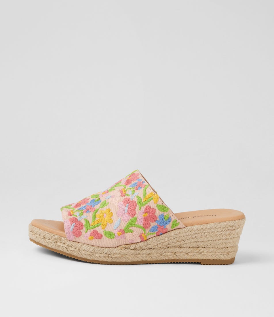 Sharkie Pink Gelato Fabric Sandals