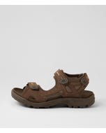 Offroad M Dark Clay Leather Sandals