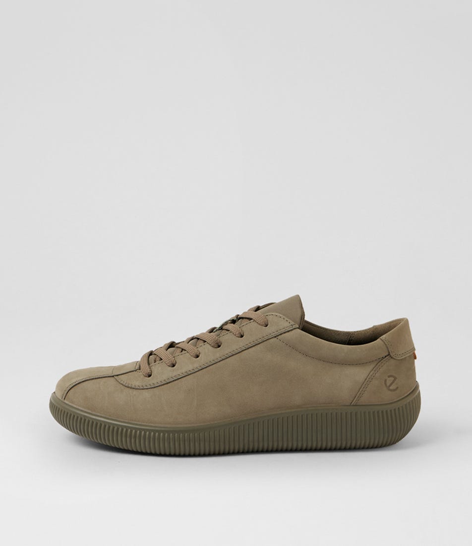 Soft Zero M Smokey Olive Nubuck Sneakers