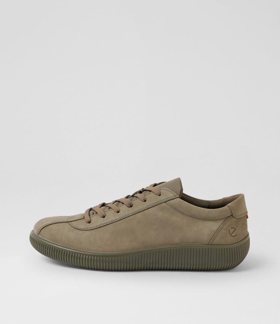 Soft Zero M Smokey Olive Nubuck Sneakers