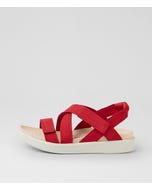 Soft Sandal Chili Red Nubuck Sandals