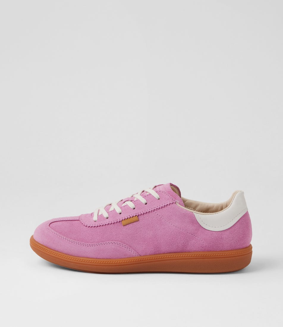 Soft 11 W Lilac Chiffon Bright White Suede Lace Ups