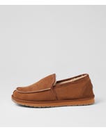 Platinum Hume Chestnut Sheepskin Slippers