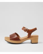 Solche Camel Leather Sandals