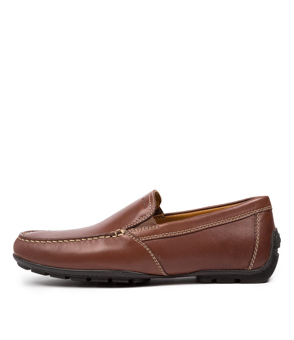 U Moner V Coffee Leather by Geox