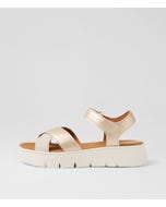 D Dandra 40 C Light Gold Light Sand Flat Shoes
