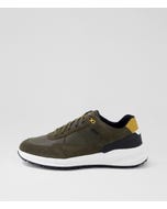 U Pg1x B Abx A Military Leather Sneakers