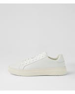 U Zackerty A White Leather Sneakers