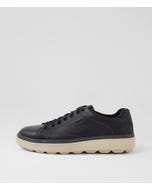 U Spherica Ecub 1 B Abx Navy Leather Sneakers