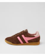 Torpedo W Brown Pink Suede Sneakers