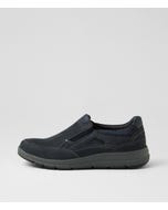 Giuseppe 09 Indigo Nubuck Flat Shoes