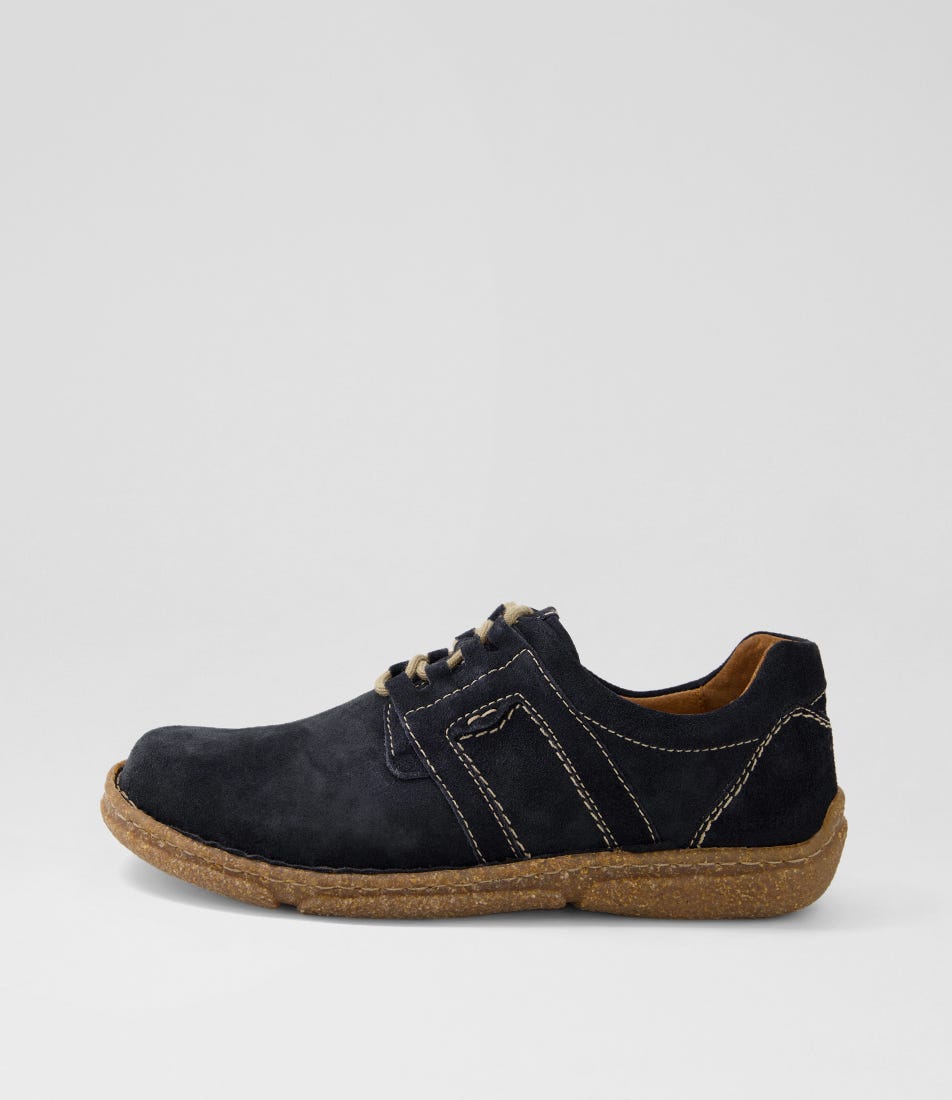 Neele 44 Jeans Leather Lace Up Sneakers