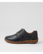Neele 44 Ocean Leather Lace Up Flats