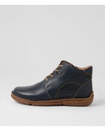 Neele 46 Ocean Leather Lace Up Boots