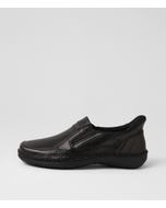 New Anvers 22 Schwarz Leather Flat Shoes