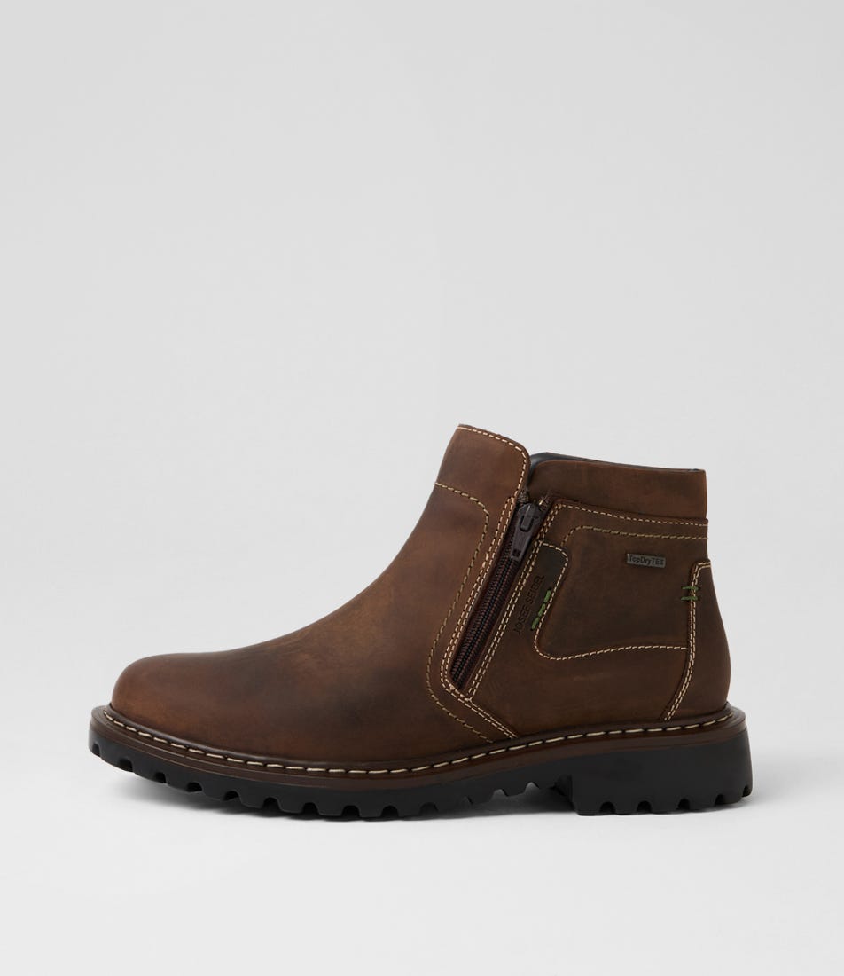 Chance 55 Brasil Leather Lace Up Boots