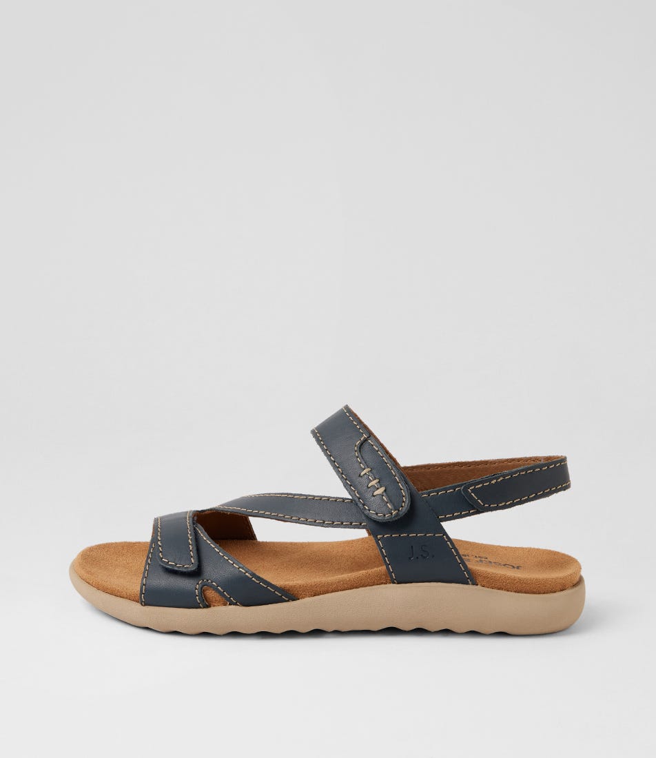 Juliet 01 Indigo Leather Sandals