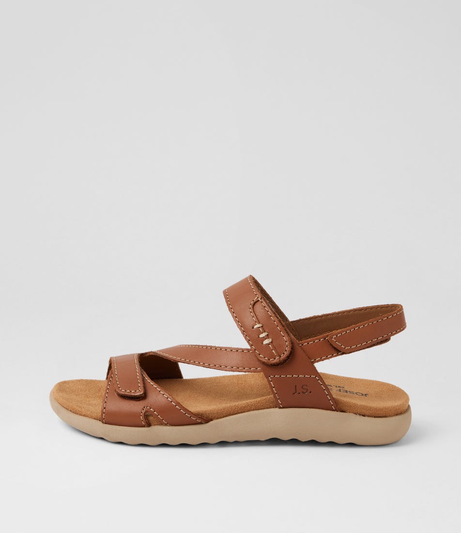 Juliet 01 Cognac Leather Sandals
