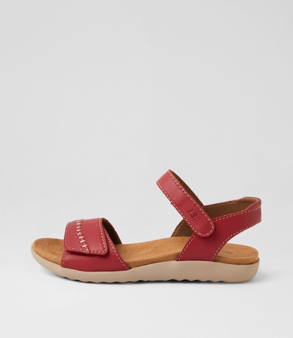 Juliet 03 Rot Leather Multi Strap Sandals