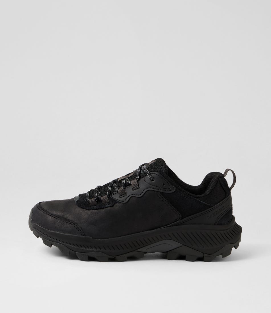 Speed Strike 2 W Black Leather Sneakers