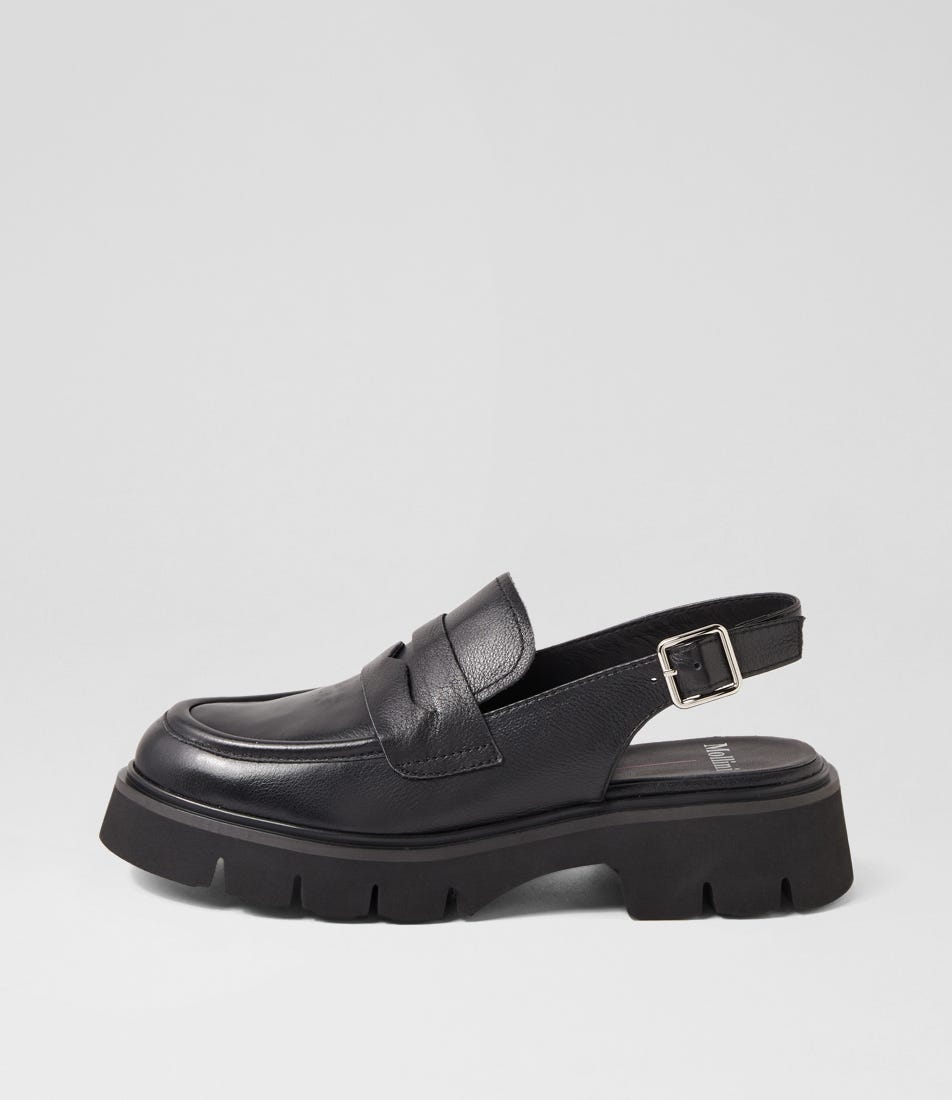 Kapple Mo Black Black Sole Leather by Mollini