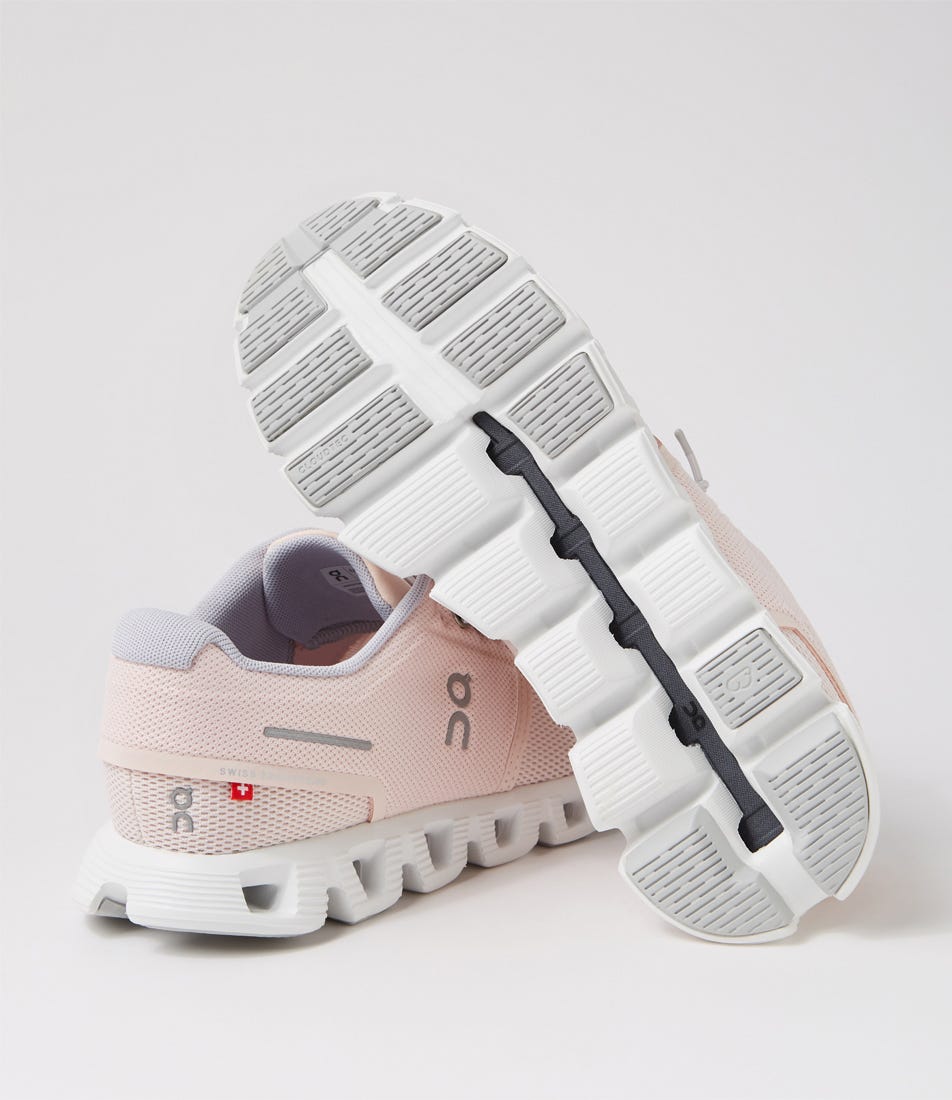 Womens white knit sneakers discount
