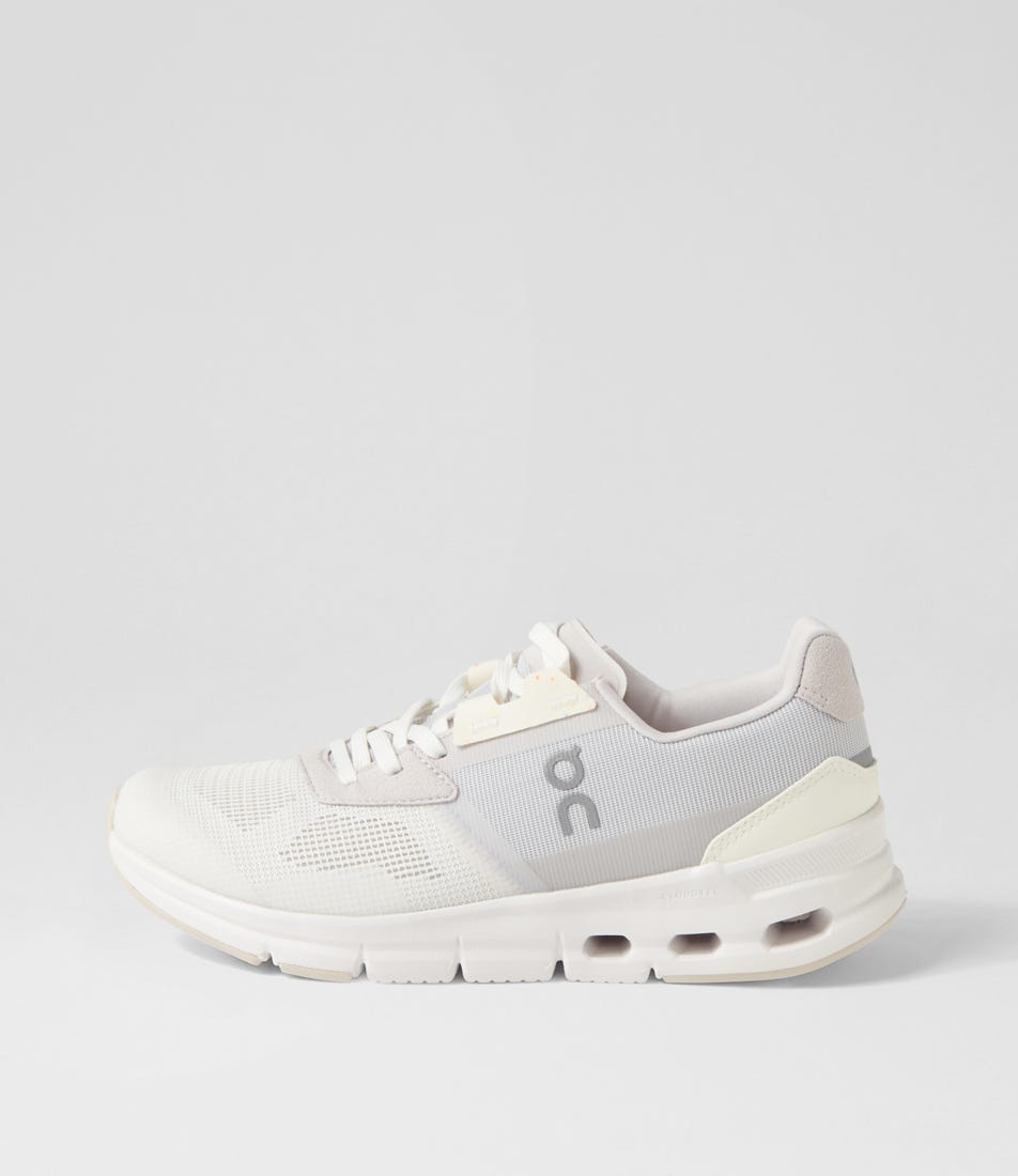Womens white knit sneakers cheap