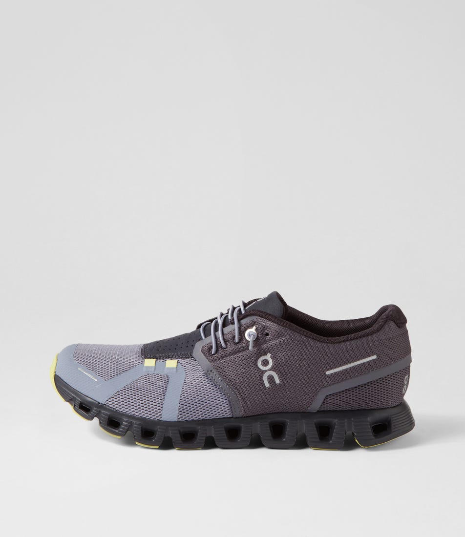 Cloud 5 M Magnet Fossil Knit Sneakers by On Shop Online at