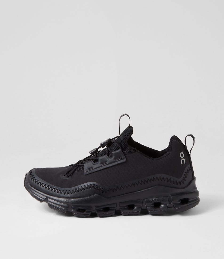 All black on sale knit sneakers