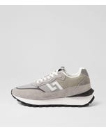 Kentu M Concrete Mix Leather Suede Sneakers