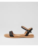 Sandal Cork Black Leather Sandals