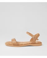 Sandal Cork Tan Leather Sandals