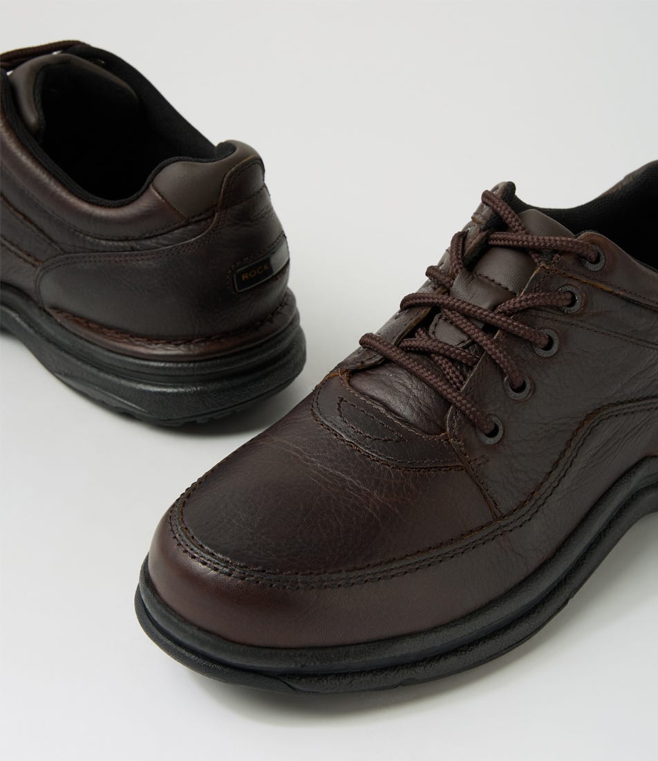 World Tour Classic Mens Chocolate Chip Tumble Leather Lace  display picture 1