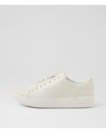Flex White Leather Sneakers