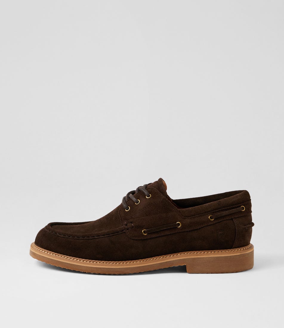 Klue Brown Leather Flat Shoes