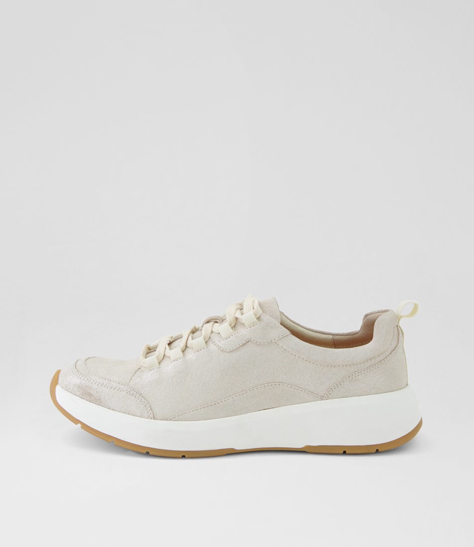 Tru Form Silver Suede Sneakers