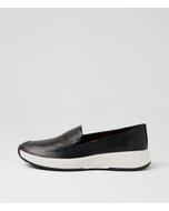 Tru Ep Black Leather Sneakers