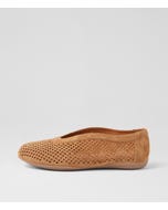 Austin Tan Suede Flat Shoes