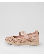 Norwalk Rose Leather Mary Janes