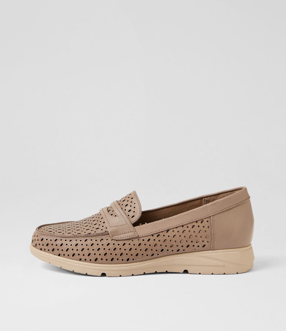 Navarre Smoke Leather Loafers
