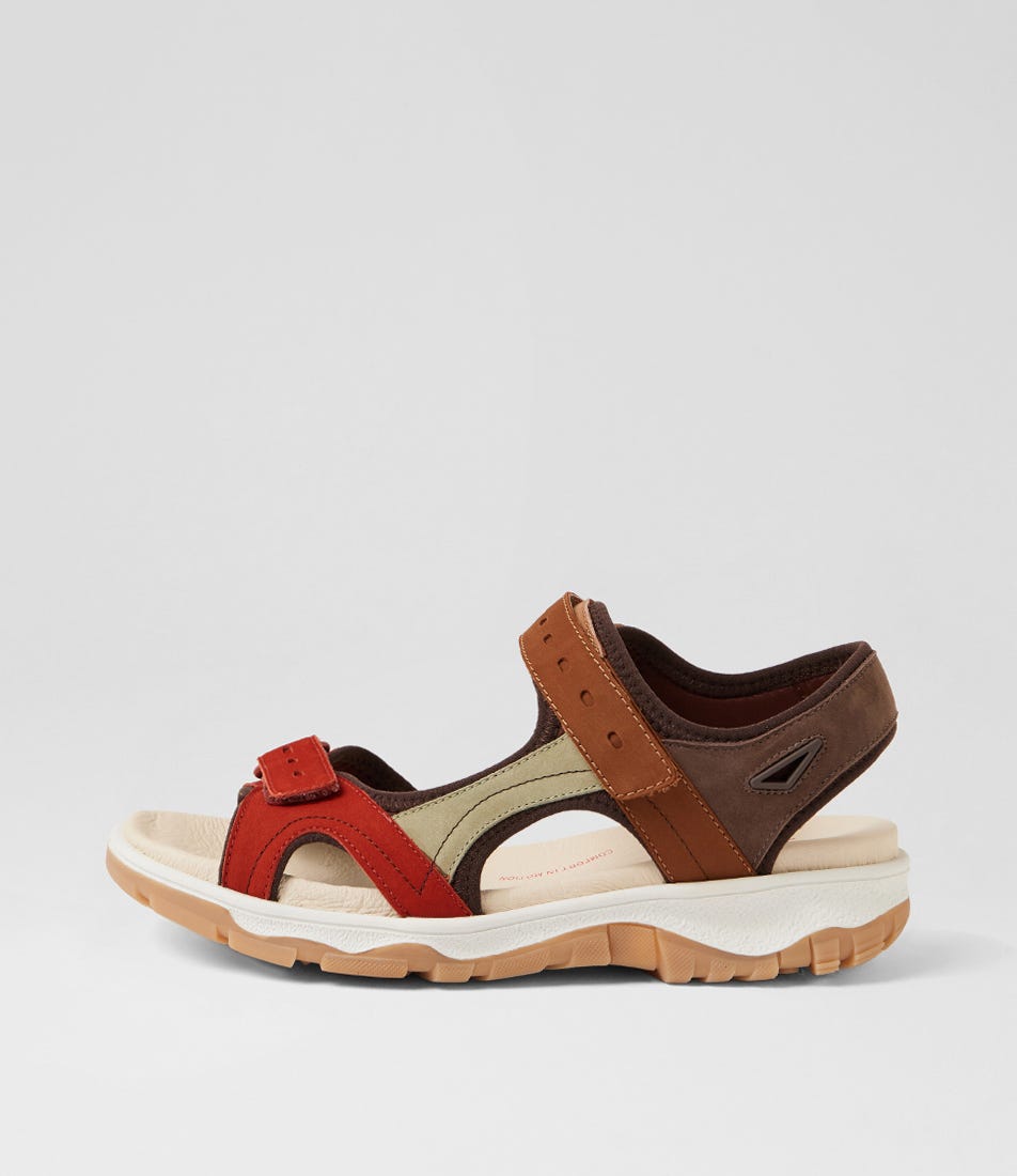 Roam Rust Multi Strappy Sandals
